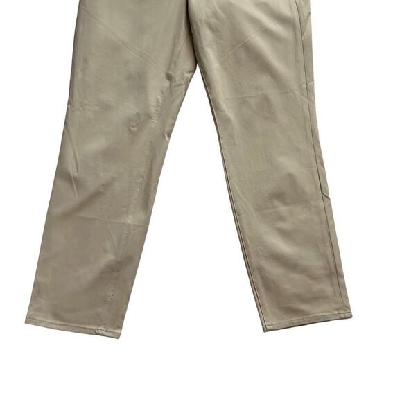 Talbots Khaki Beige Slim Ankle Pants Size 14 New - Picture 2 of 10